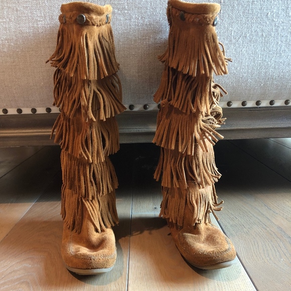 Native American Style Moccasin Boots